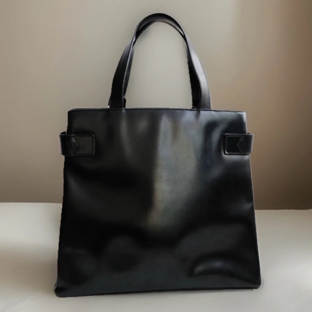 GUCCI TOM FORD Large Leather Snap Bag - Vintage - Picture 3 of 10